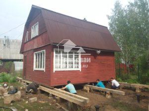 Передвинуть дом на другое место