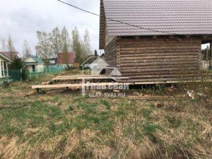 Перенос дома по участку