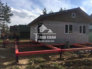 Свайно-винтовой фундамент