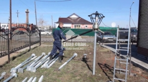 Ручная установка свай