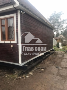 Реконструкция дома на сваях