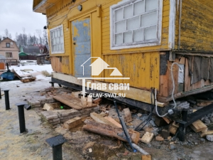 Винтовой фундамент под веранду